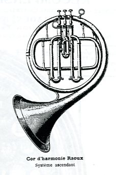 Fingering chart for french horn ascending third valve system